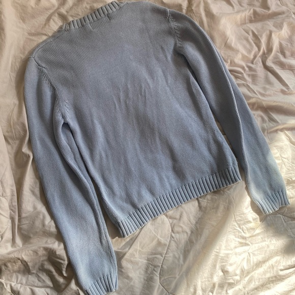 Authentic Tomas Burberry knit light blue sweater - Picture 4 of 6
